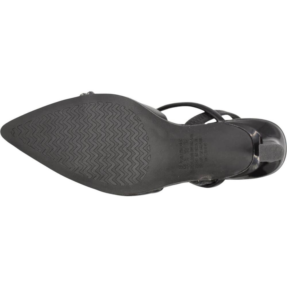 Sapato Scarpin Mississipi Tiras Finas Strass Feminino Preto 5