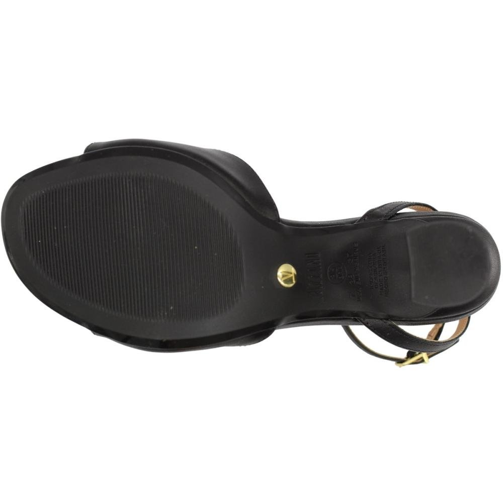 Sandália Salto Médio Vizzano Napa Pelica Fivela Feminina Preto 5