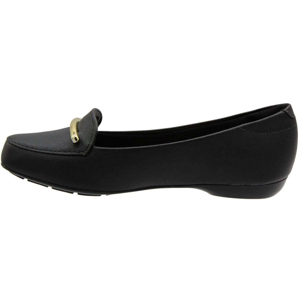 Sapatilha Mocassim Modare Napa Floather Ultra conforto Feminina Preto 2