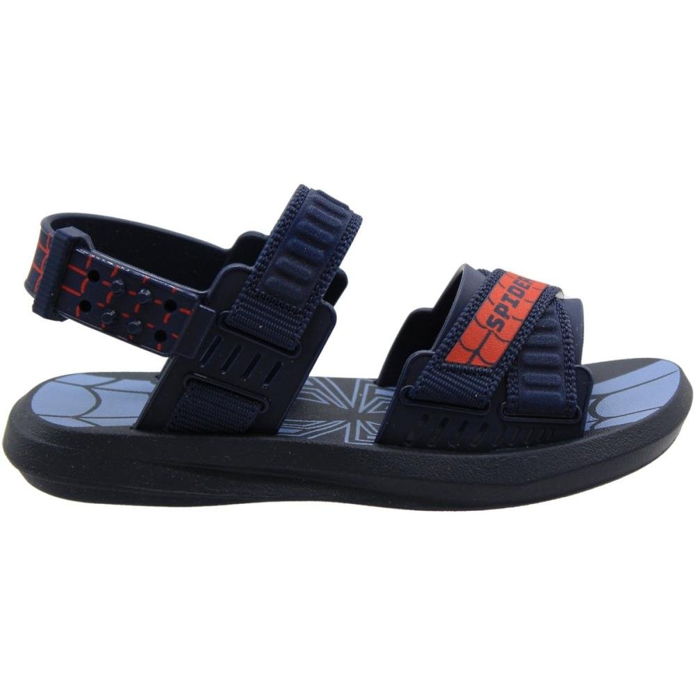 Sandália Papete Infantil Grendene Kids Web Force Menino Azul 1