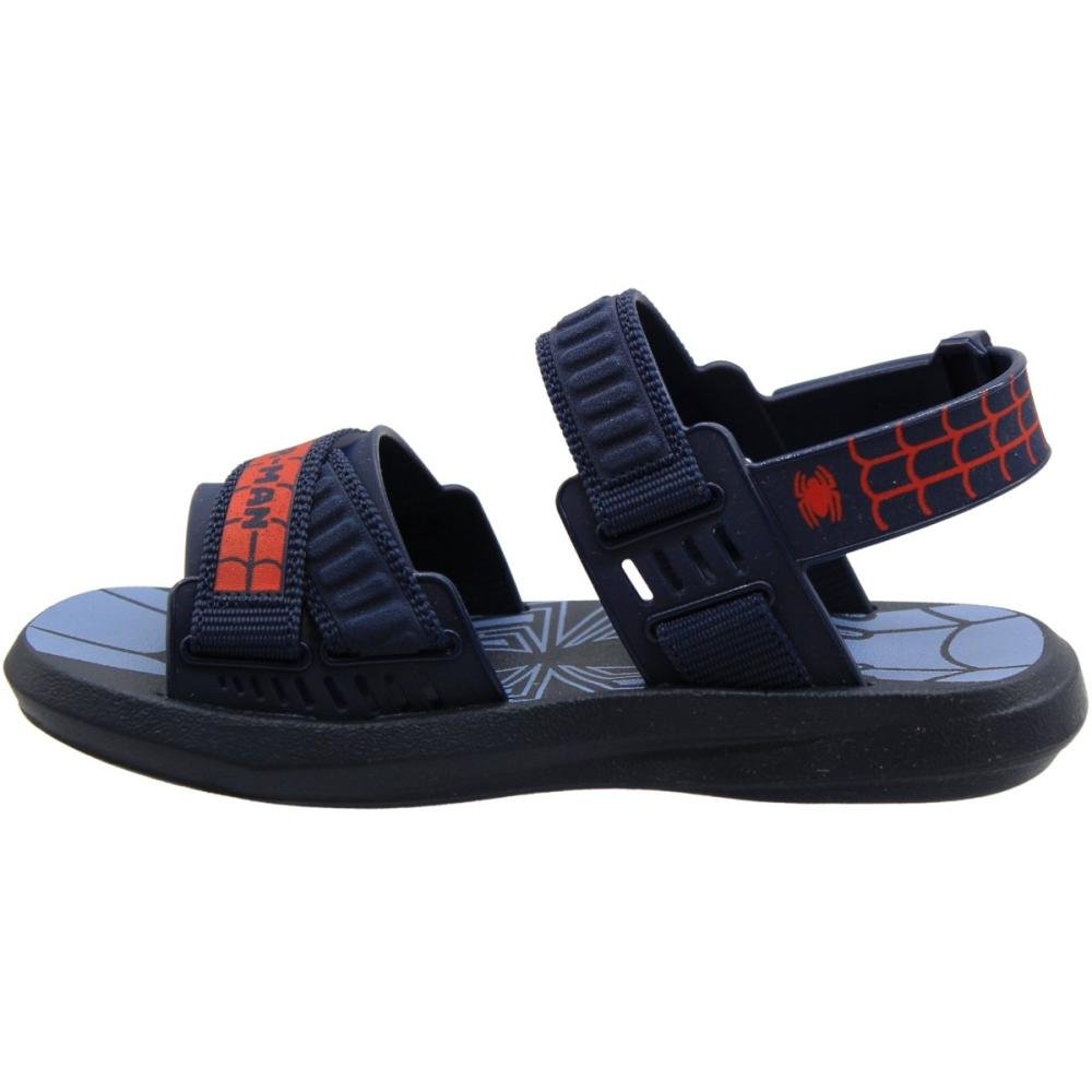 Sandália Papete Infantil Grendene Kids Web Force Menino Azul 2