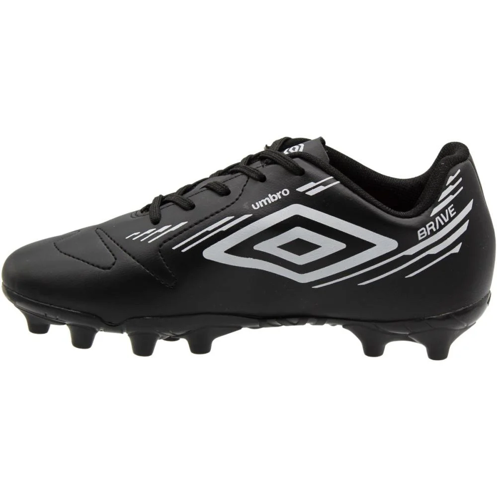 Chuteira De Campo Infantil Umbro Brave Jr Menino Preto 2