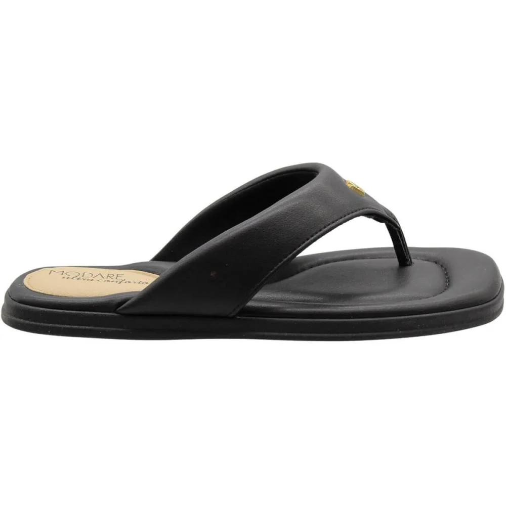 Chinelo De Dedo Modare Ultraconforto Napa Suprema Feminino Preto 2
