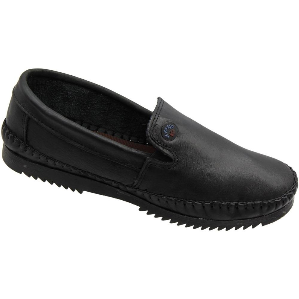 Sapatilha Kipasso Drive Couro Masculino Preto 3