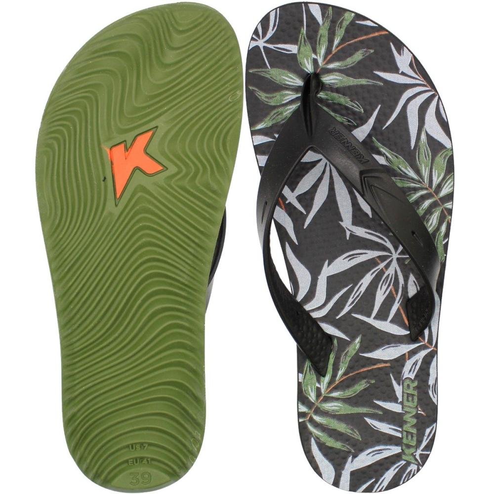 Sandália De Dedo Kenner Summer Dunas Macia Masculina Preto 3