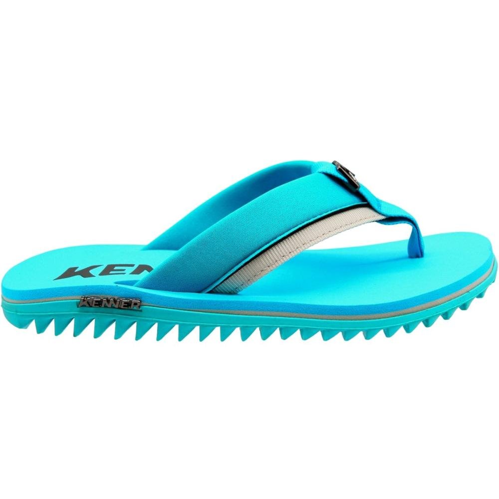 Sandália De Dedo Kenner Kivah Colors Tratorada Masculina Azul 2