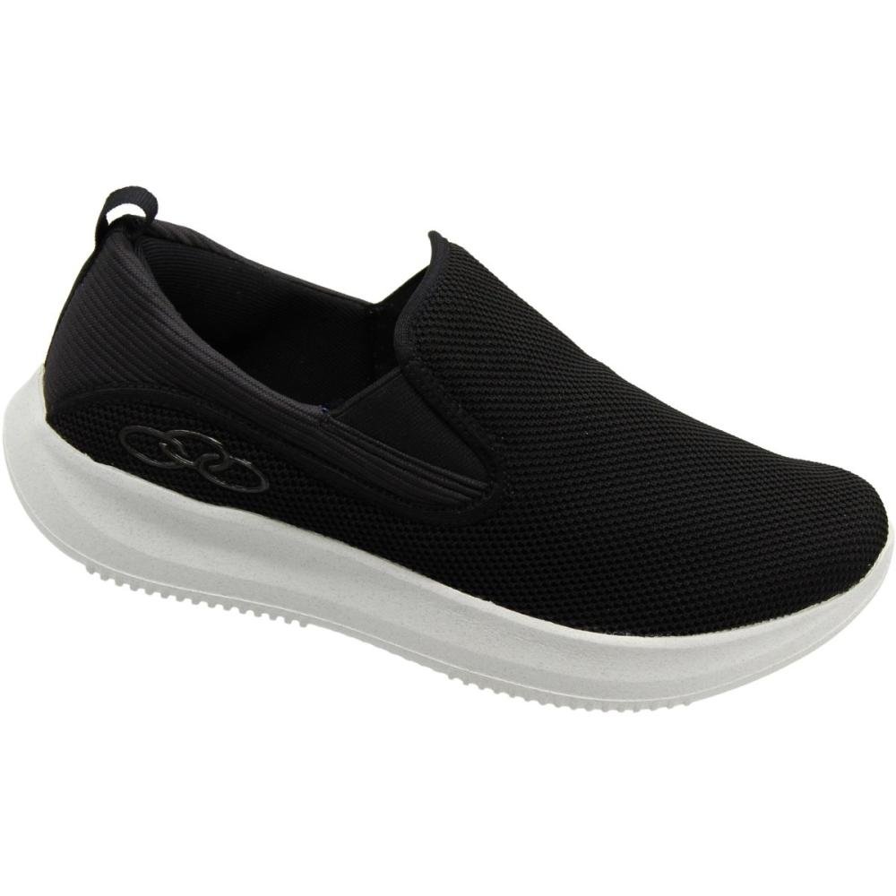 Tênis Esportivo Slip On Olympikus Wellnes 2 Masculino  Preto 3