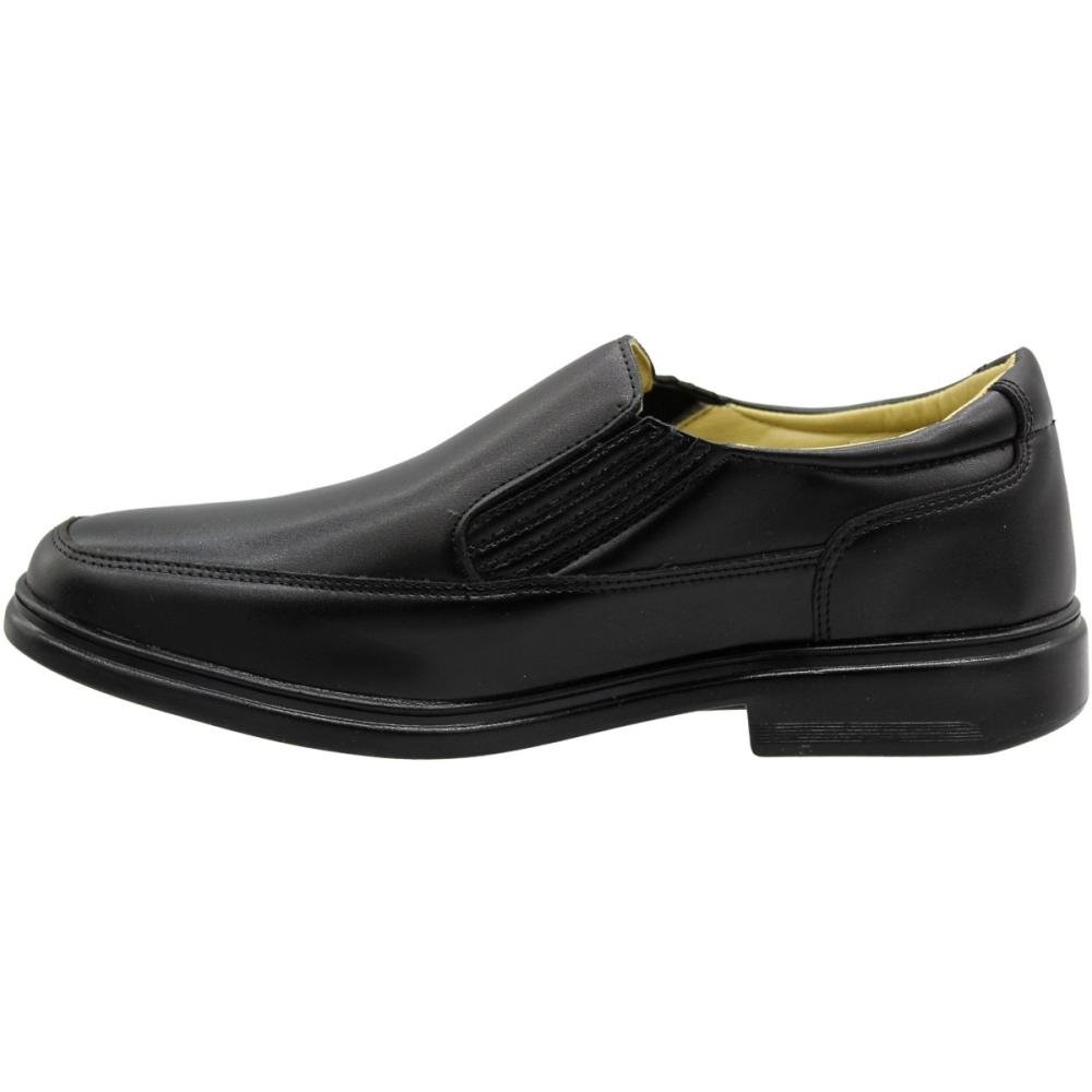 Sapato Social Pádua Calçados S/Cadarço Antistress Masculino Preto 2