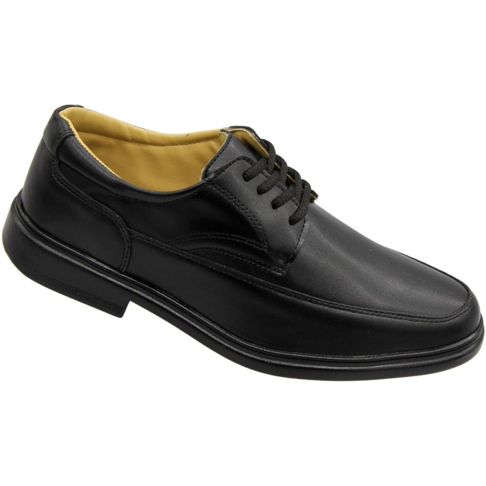 Sapato Social Pádua Calçados Refinado Antistress Masculino Preto 3
