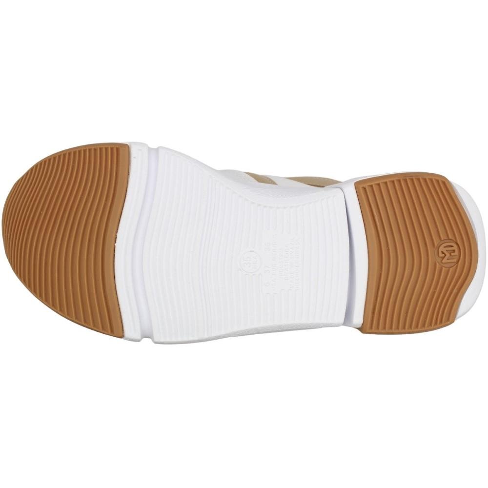 Tênis Jogging Modare Ultraconforto Napa Suprema Feminino Branco/Bege 5