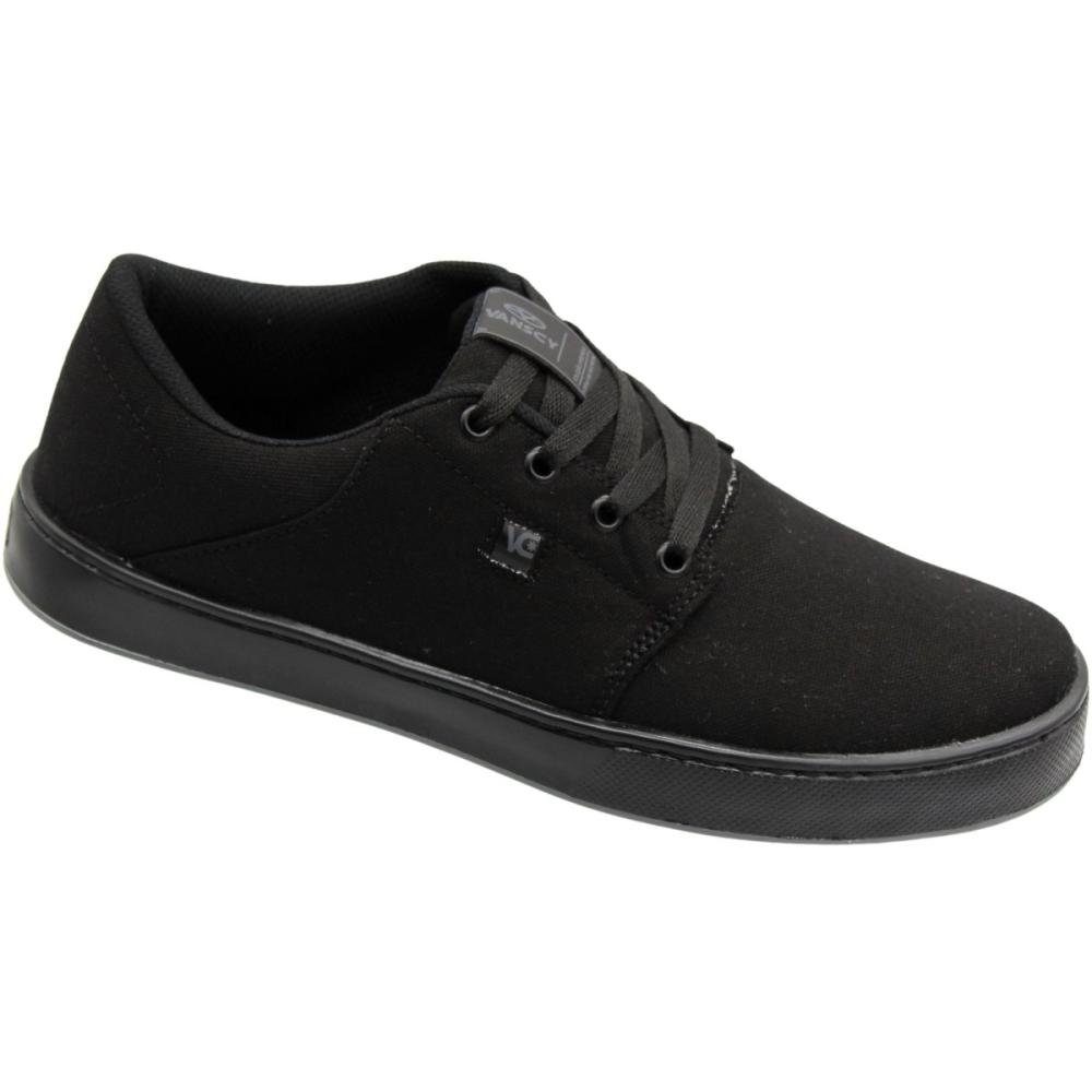 Tênis Casual Vanscy Skate Street Acolchoado Masculino Preto 3