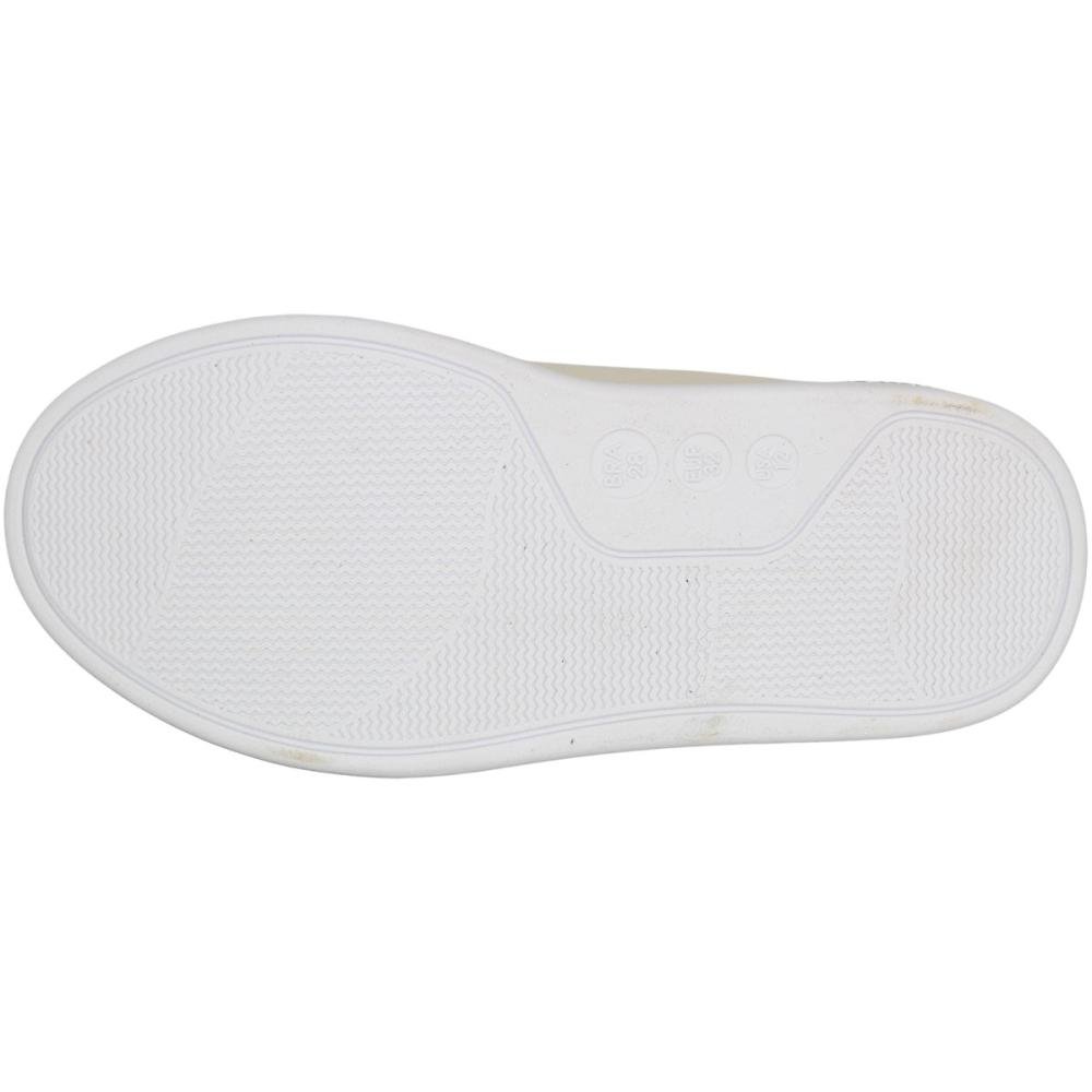 Tênis Casual Infantil Sophia Almeida Giltter Strass Menina Bege 5