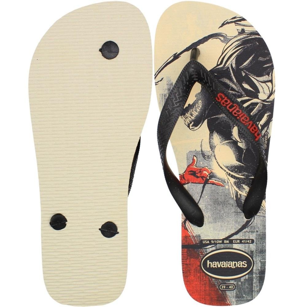 Chinelo De Dedo Havaianas Top Masculino Bege 3