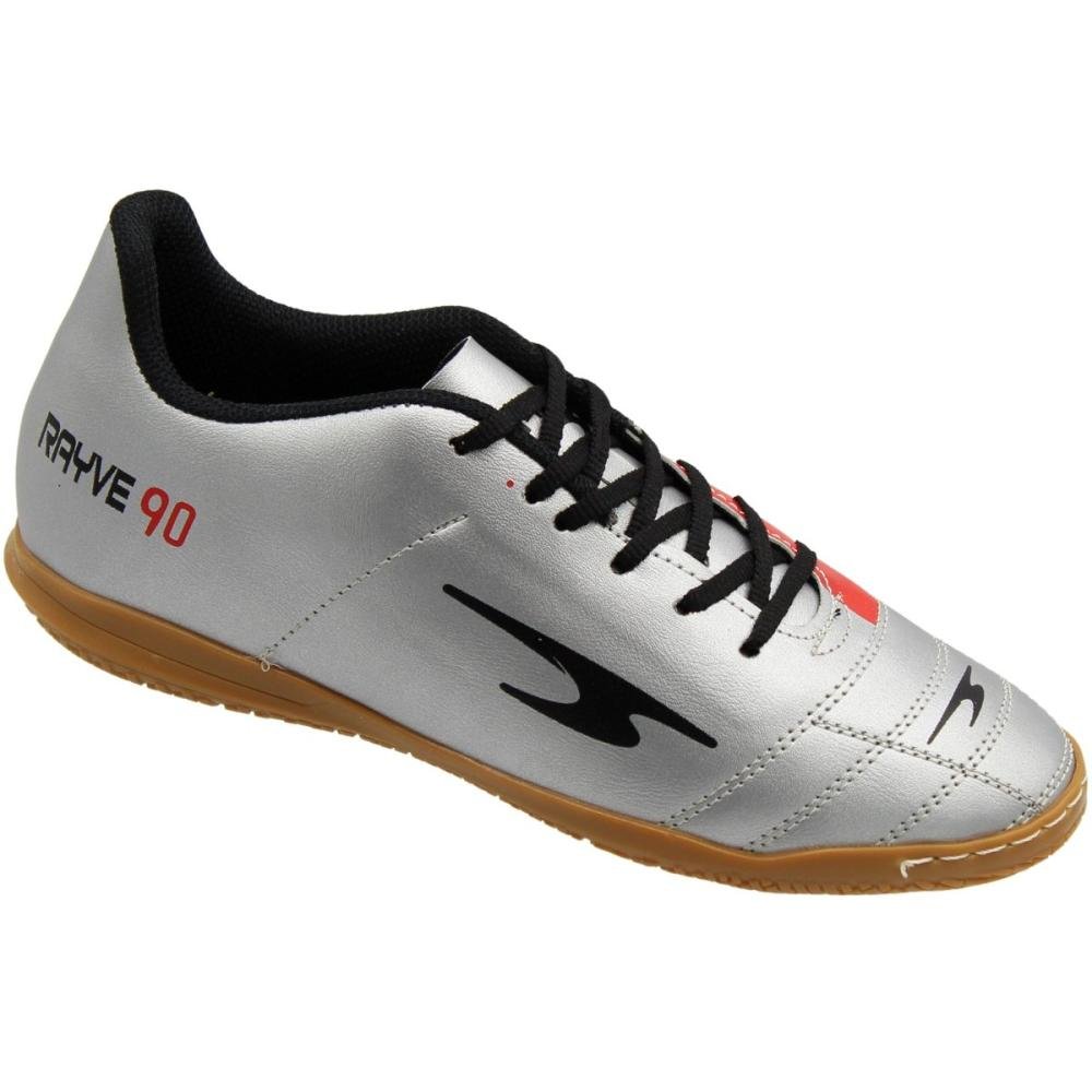 Chuteira Rayve 90 Futsal indoor Masculina Prata 3