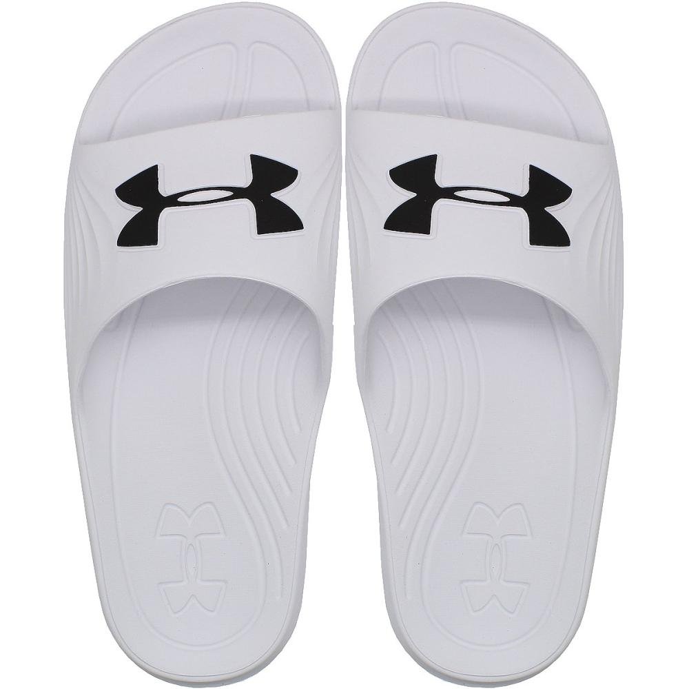 Chinelo Slide Under Armour Core 2 Masculino  Branco 1