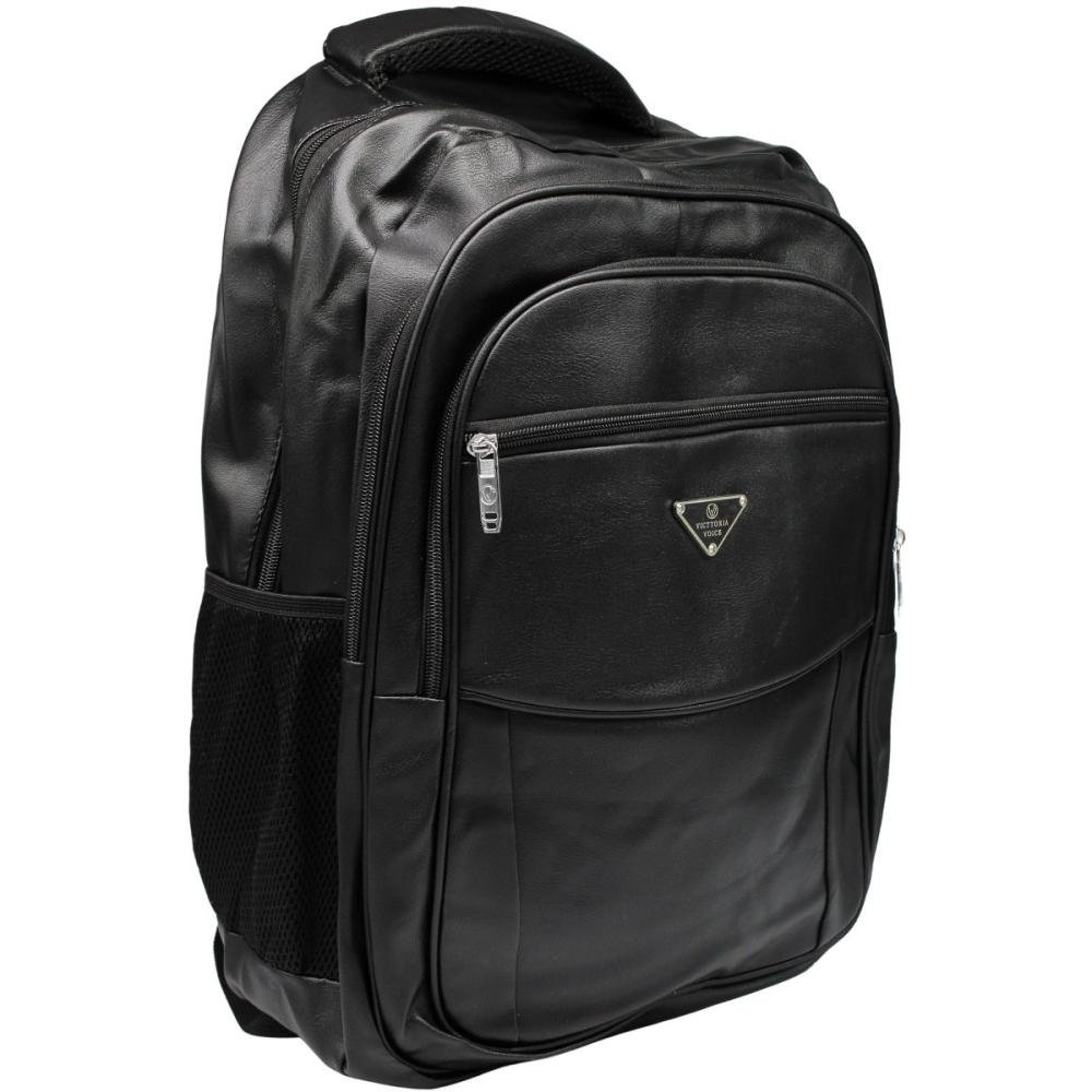 Mochila Victtoria Voice Múltiplos Bolsos Resistênte Unissex Preto 2