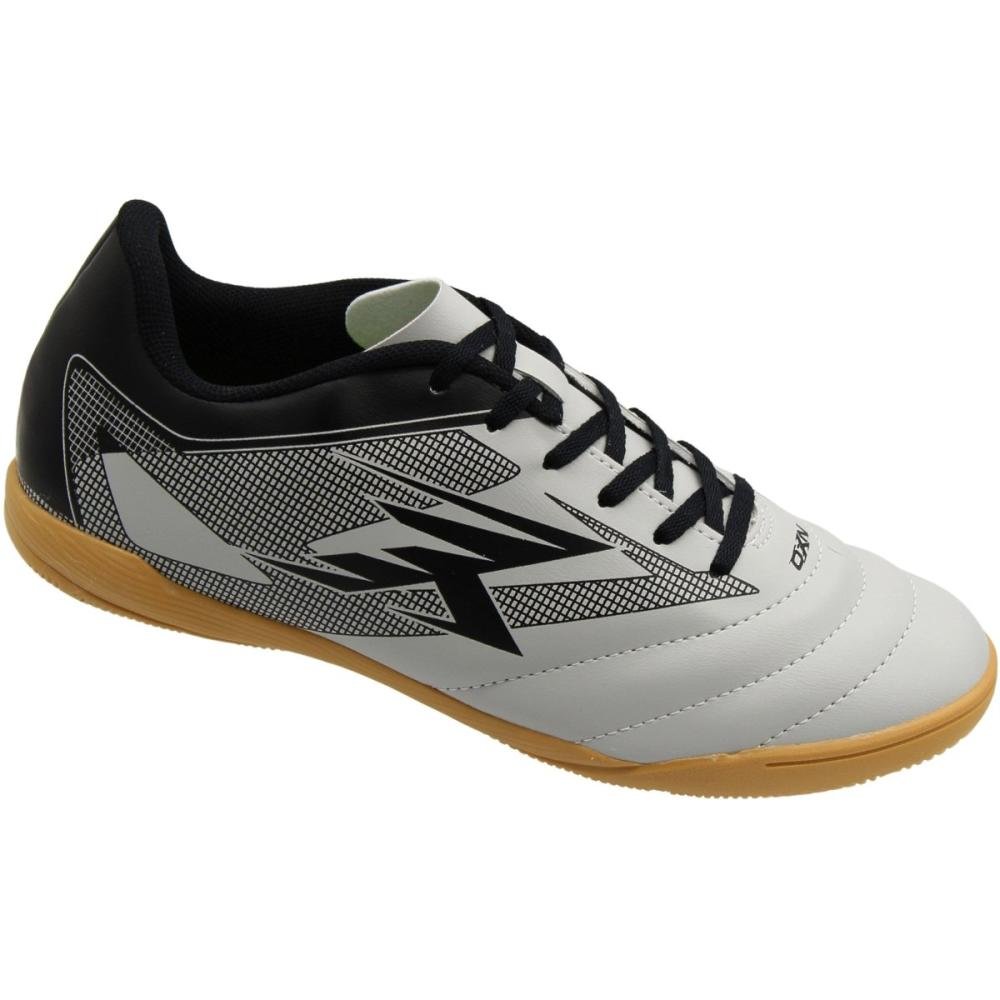 Chuteira Indoor OXN Alcance Strike Masculina Cinza/Preto 3