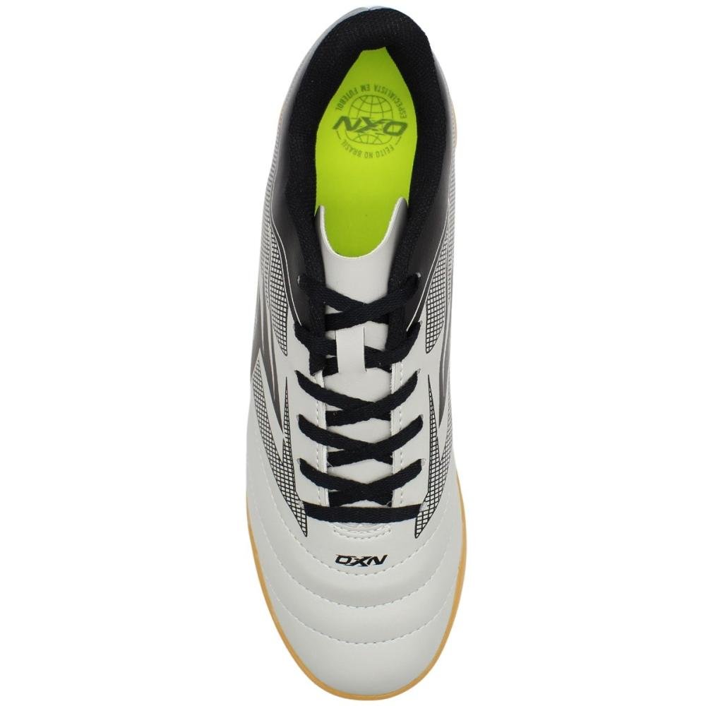 Chuteira Indoor OXN Alcance Strike Masculina Cinza/Preto 4