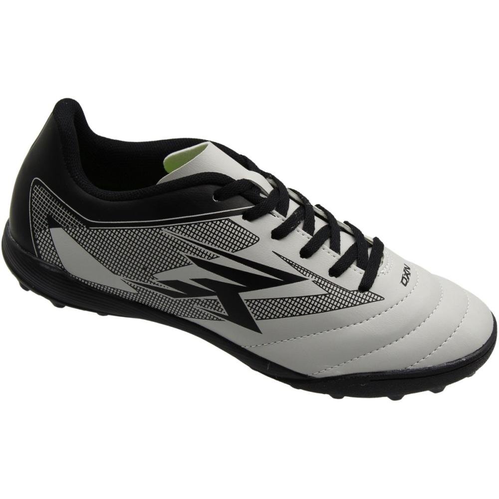 Chuteira Society OXN Alcance Strike Masculina Cinza/Preto 3