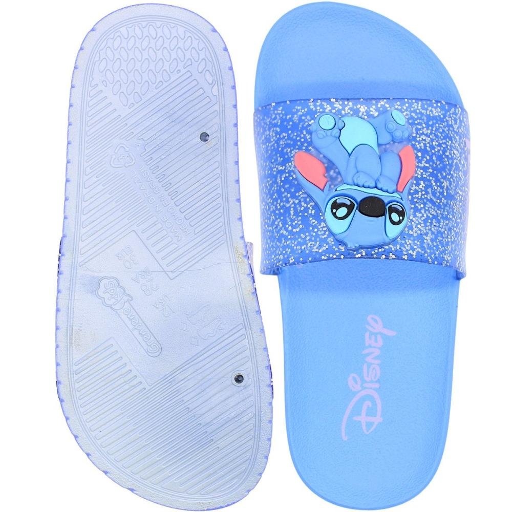 Chinelo Slide Infantil Mania Menina Azul 3