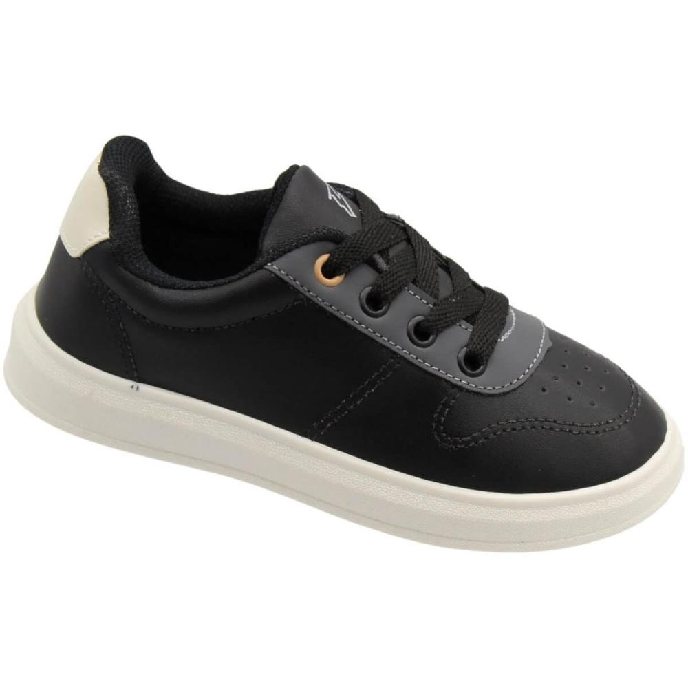 Tênis Infantil Casual Blitzz Básico Menino Preto 3