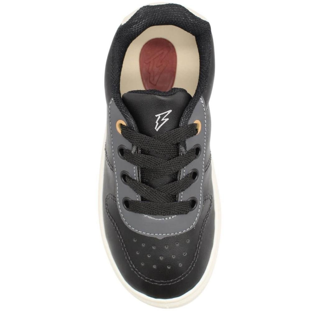 Tênis Infantil Casual Blitzz Básico Menino Preto 4
