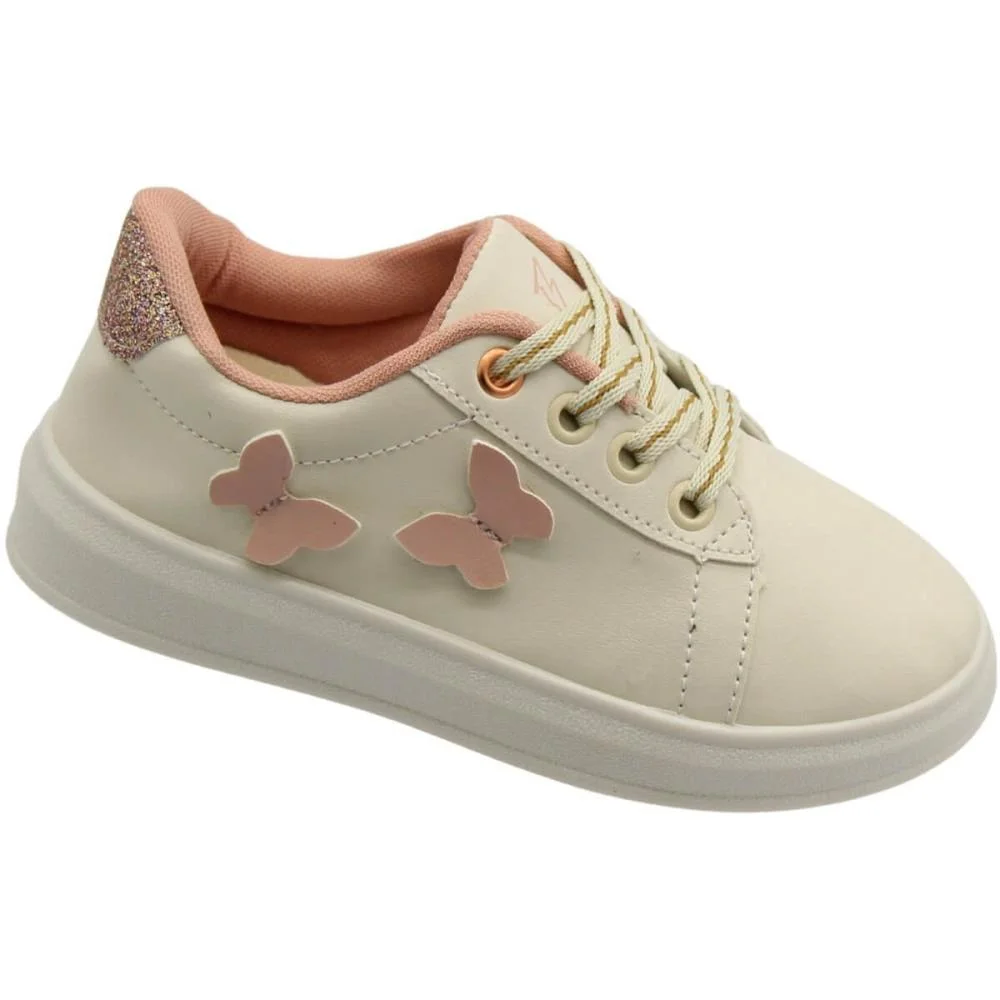 Tênis Infantil Blitzz Brilho Menina Branco 3