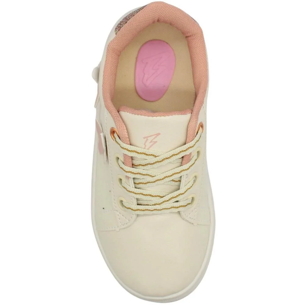 Tênis Infantil Blitzz Brilho Menina Branco 4