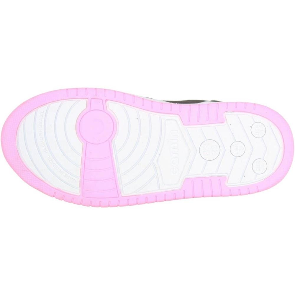 Tênis Juvenil Escolar Camin Yep Basico Menina Preto/Rosa 5