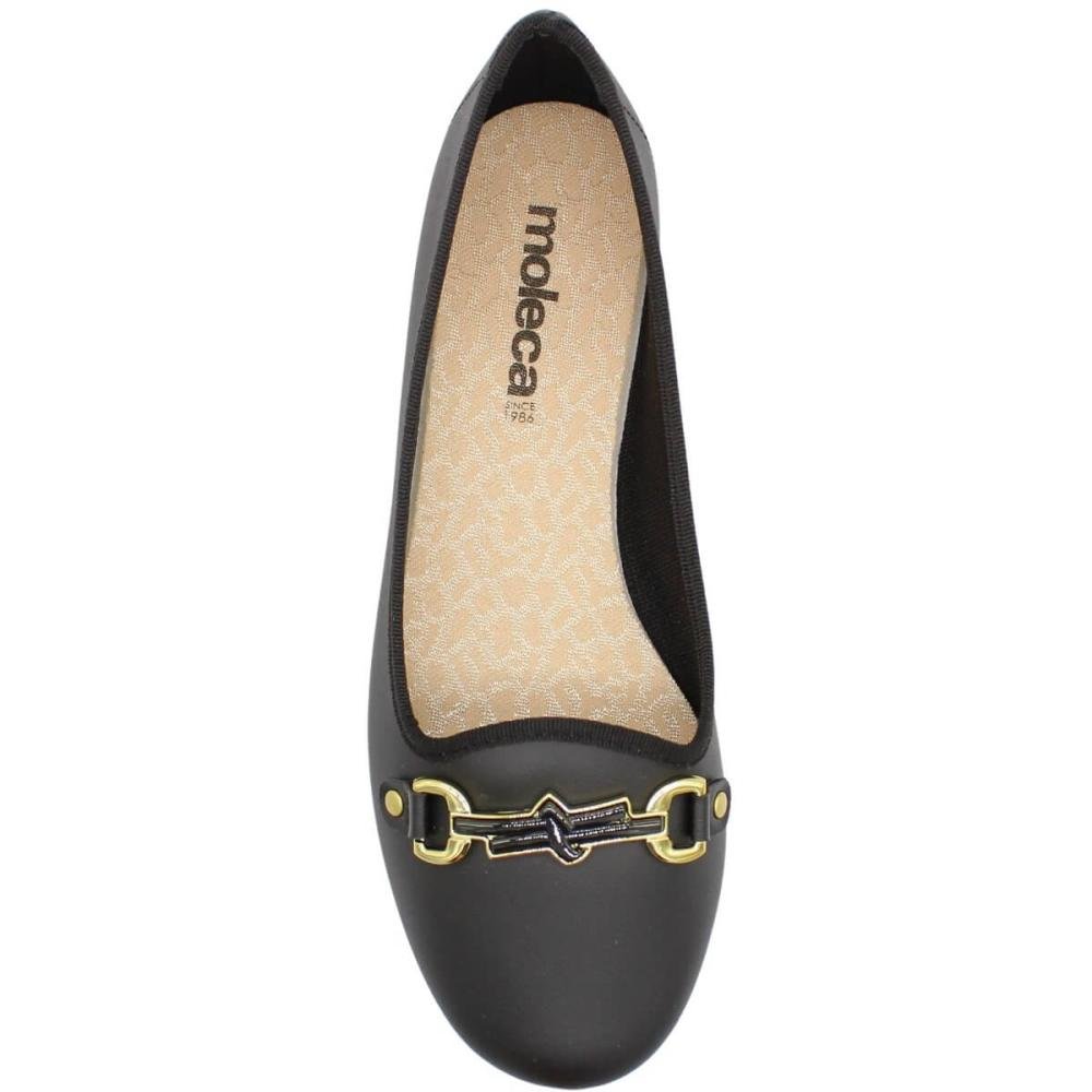 Sapatilha Moleca Napa Sardenha Neo Fivela Feminina Preto 4