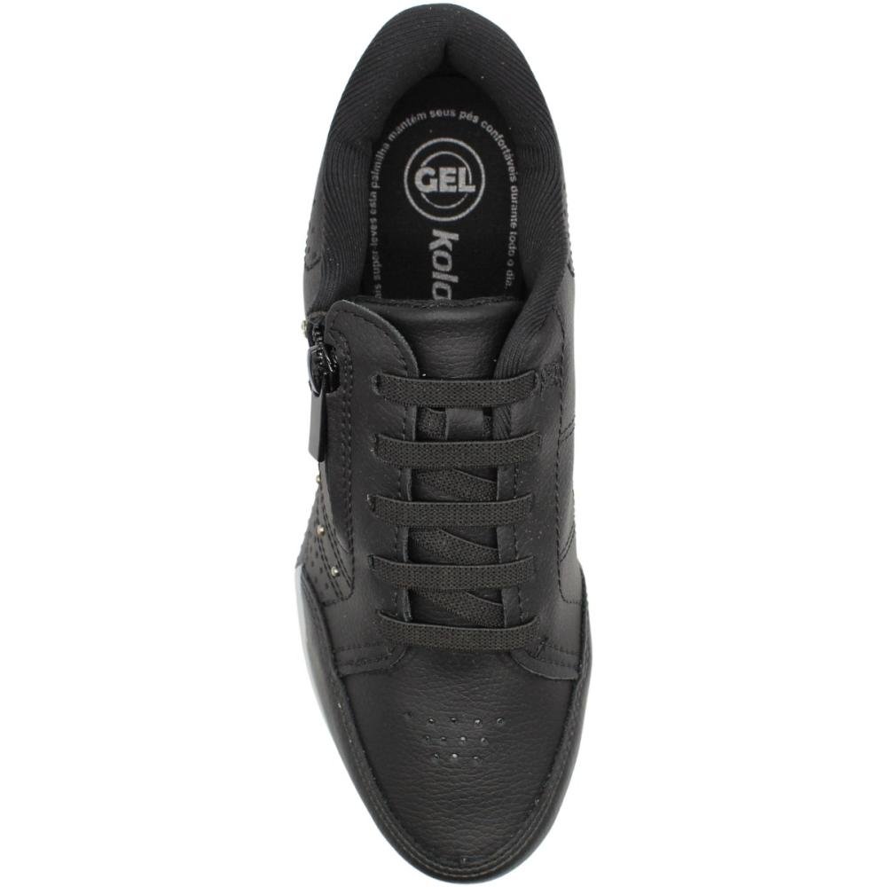 Tênis Feminino Kolosh Hades Perfuros Solado Macio  Preto 4