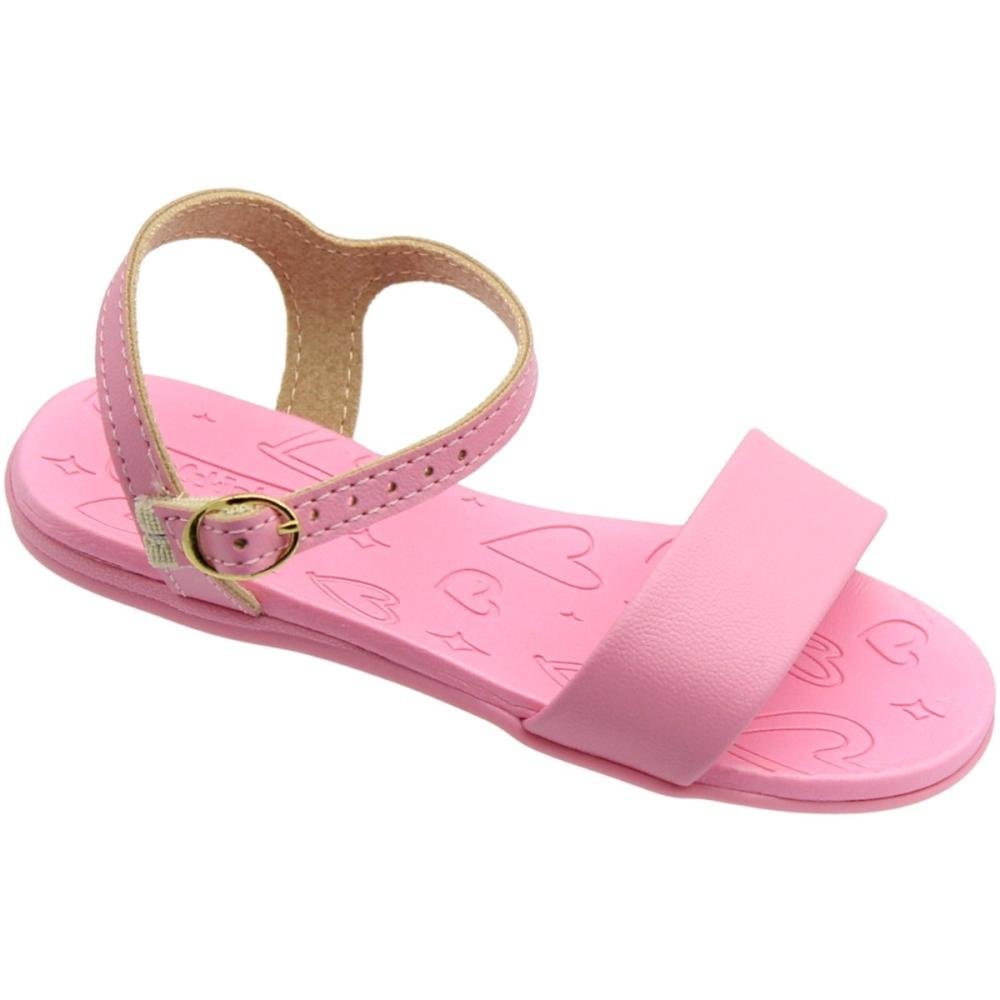 Sandália Rasteira Baby Molekinha Napa Fivela Menina