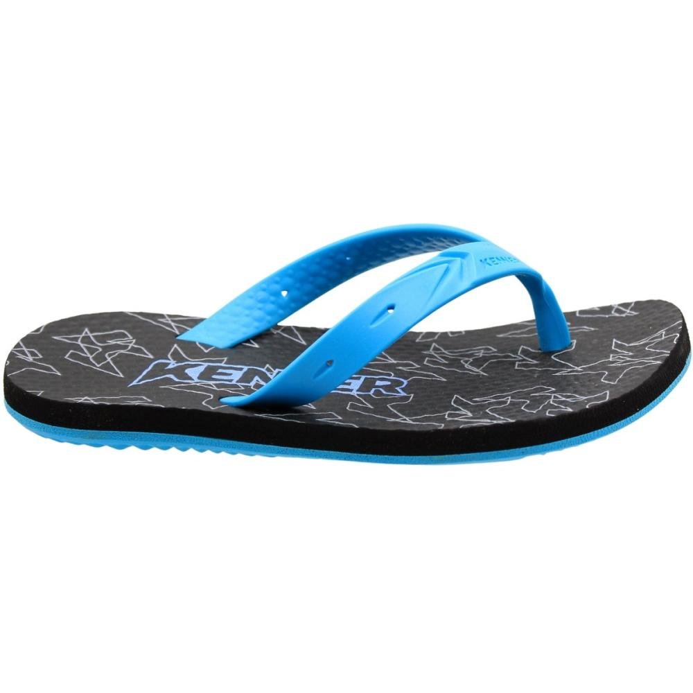 Sandália de Dedo Kenner Summer Kids Juvenil Menino Azul/Preto 2