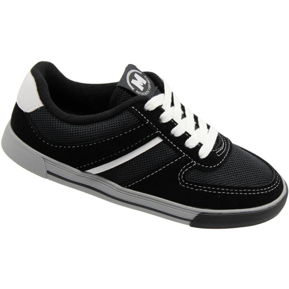 Tênis Casual Juvenil Molekinho Camurça Skate Street Menino Preto 3