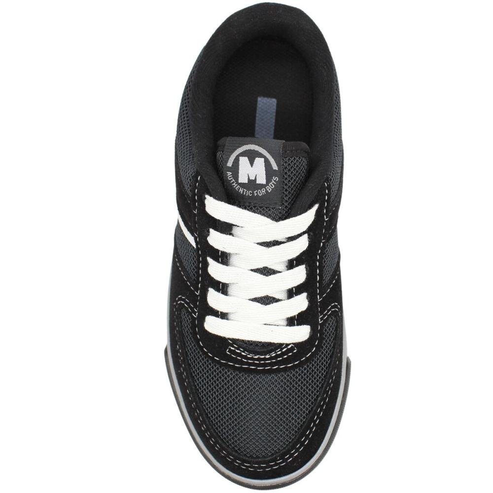 Tênis Casual Juvenil Molekinho Camurça Skate Street Menino Preto 4