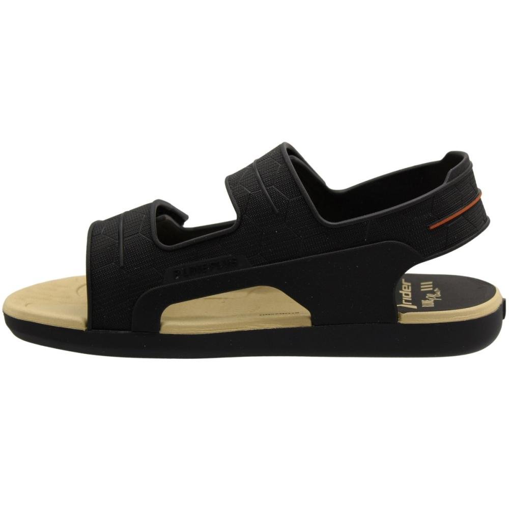 Sandália Papete Rider Juvenil R Line Plus III Menino Preto 2