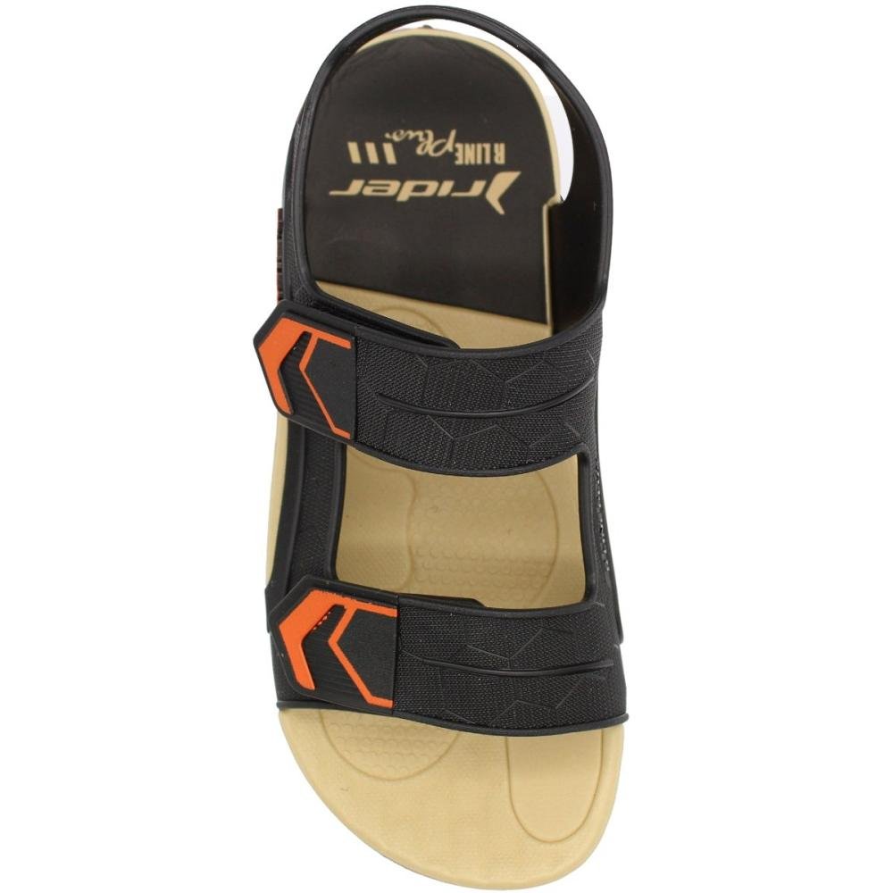 Sandália Papete Rider Juvenil R Line Plus III Menino Preto 4