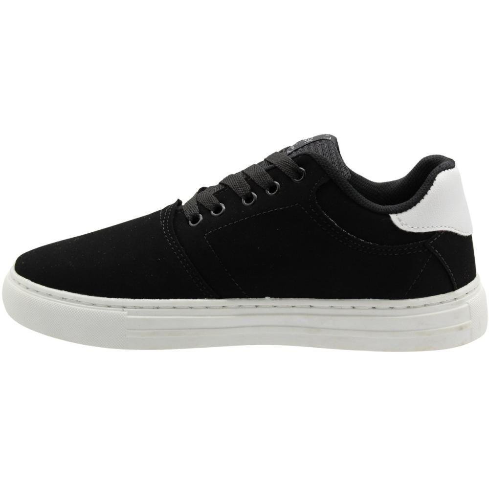Tênis Casual Energy Nobuck EG Basic Skate Sneaker Masculino Preto 2