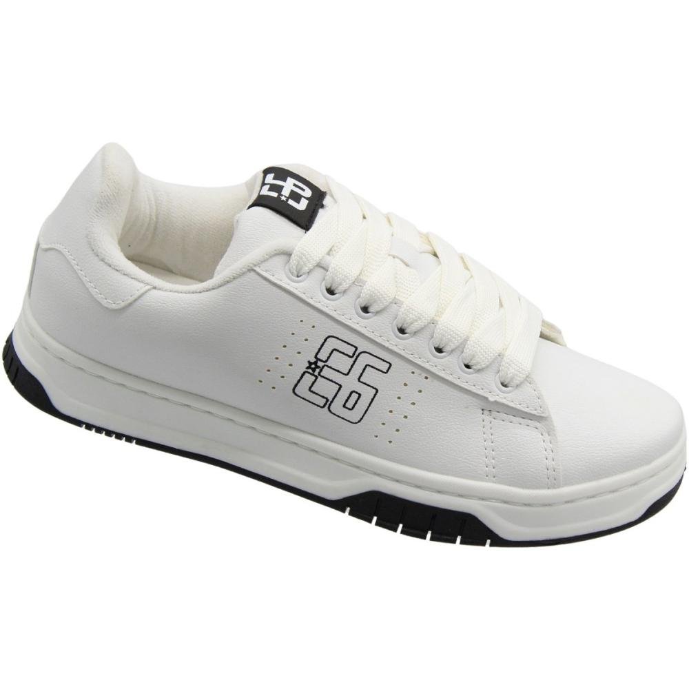 Tênis Casual Energy EG Force Basic Macio Masculino Branco 3