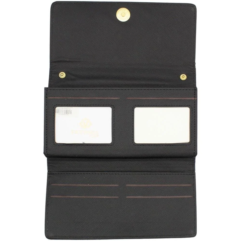 Bolsa Carteira Victtoria Ombro Elegante Festa Balada Preto 3