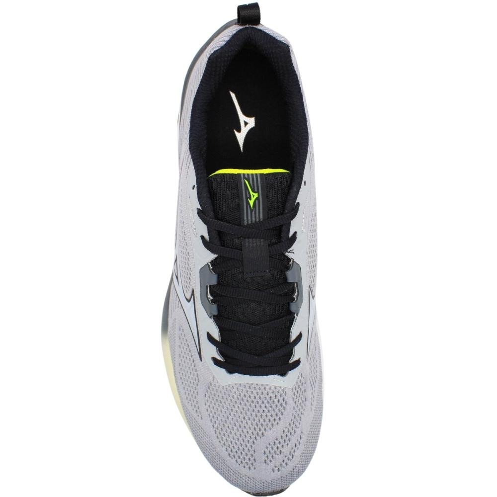 Tênis Esportivo Mizuno Wave Dynasty 7 Tamanho Especial Masculino Cinza 4