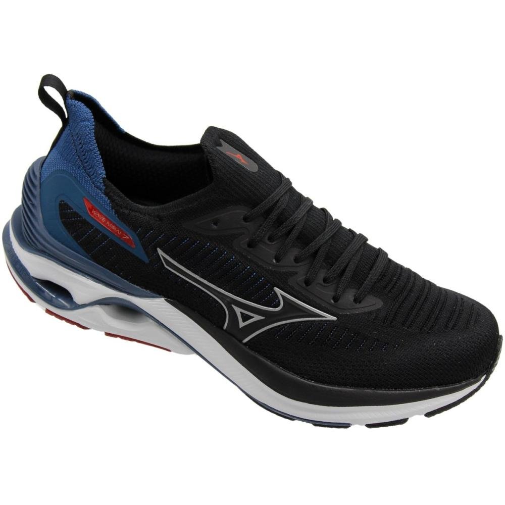 Tênis Esportivo Mizuno Wave Mirai 7 Masculino Preto 3