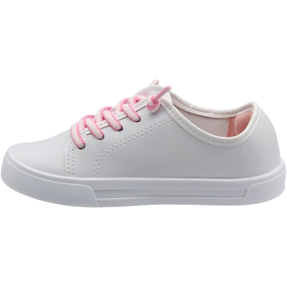 Tênis Casual Juvenil Molekinha Soft Pop Menina Branco 2