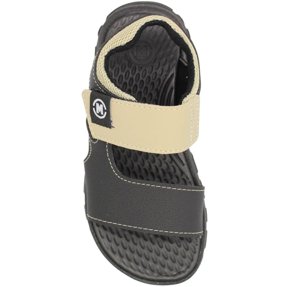 Sandália Papete Infantil Molekinho Rustico Menino  Preto 4