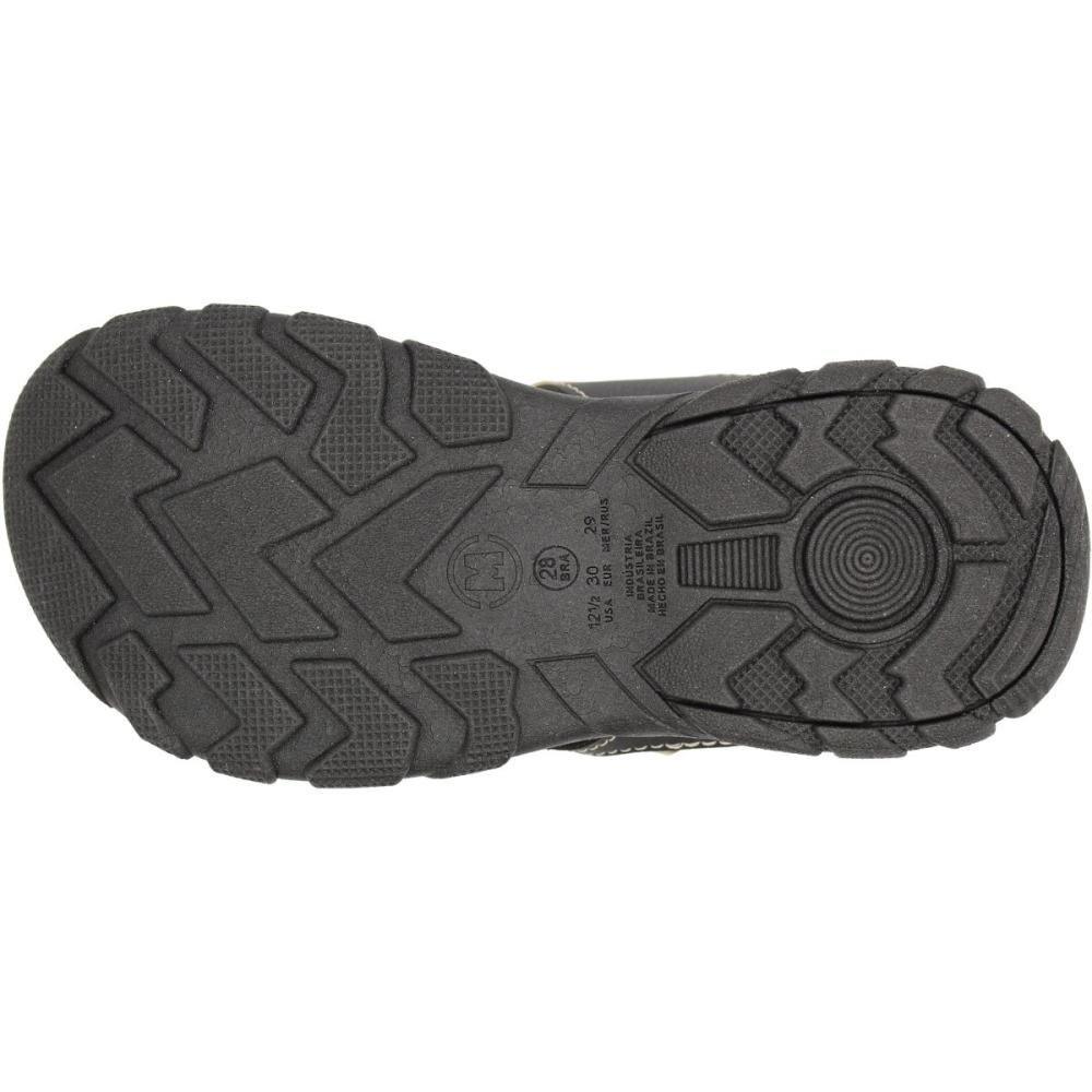 Sandália Papete Infantil Molekinho Rustico Menino  Preto 5