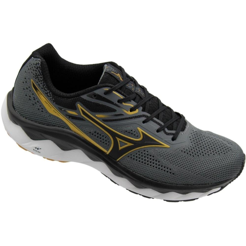 Tênis Esportivo Mizuno Wave Way 5 Masculino Cinza 3