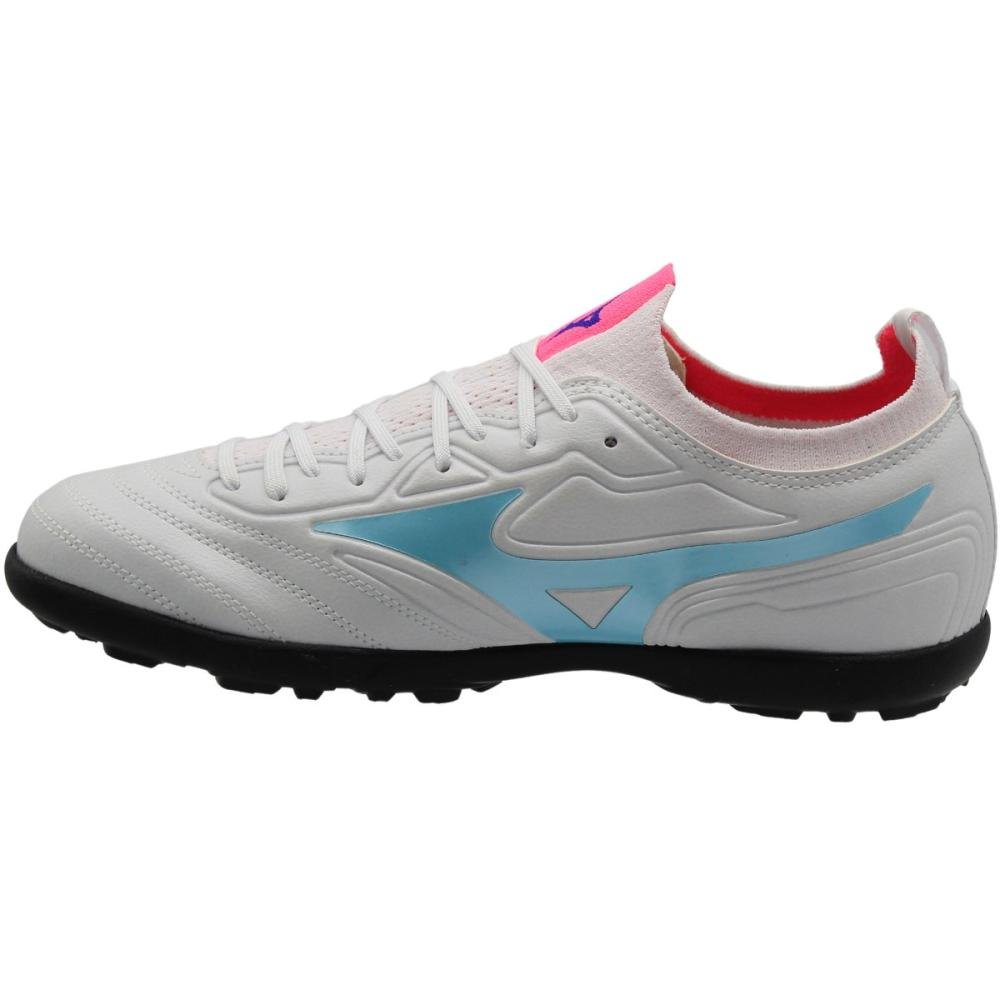 Chuteira Society Mizuno Regent AS Masculina Branco/Azul 2