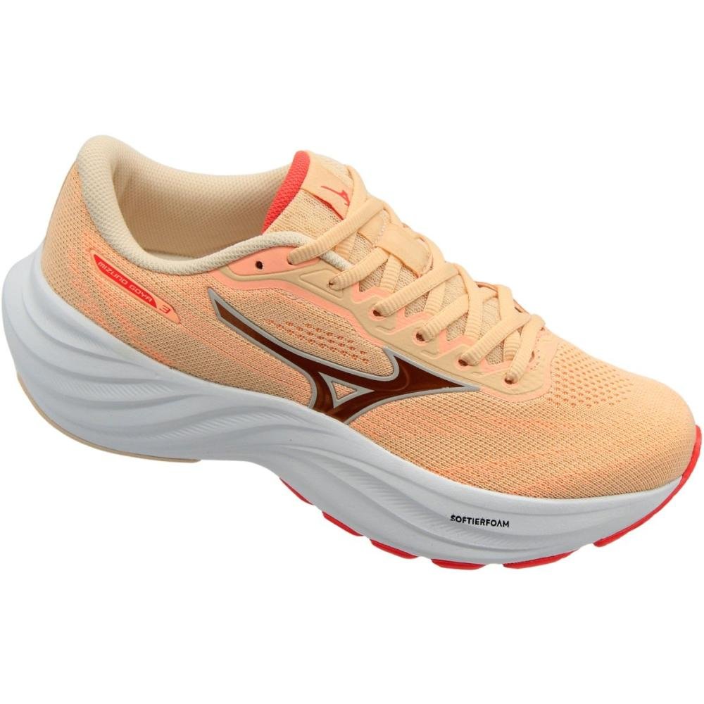 Tênis Esportivo Mizuno Goya 3 Softer Foam Feminino Pêssego 3