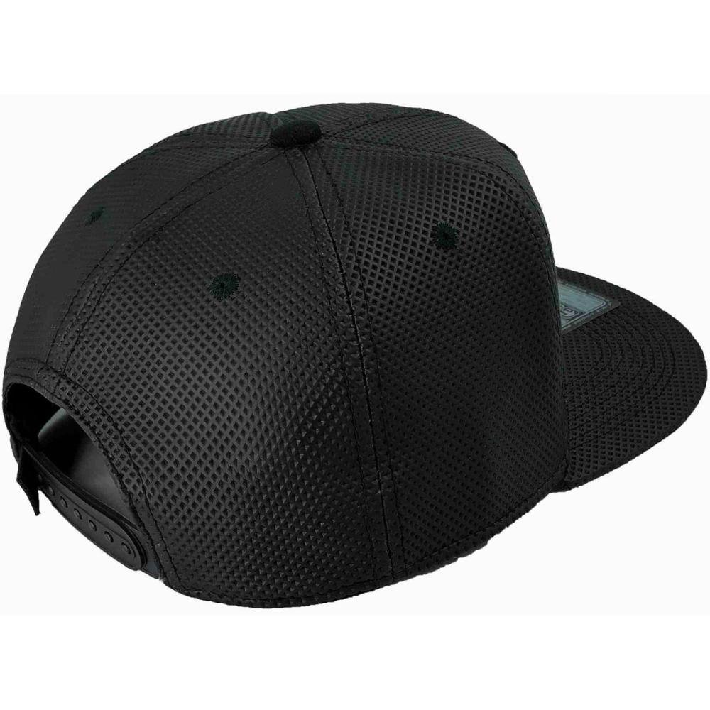 Boné Aba Reta E-Stars Original Bordado Ajustável Masculino Preto 3