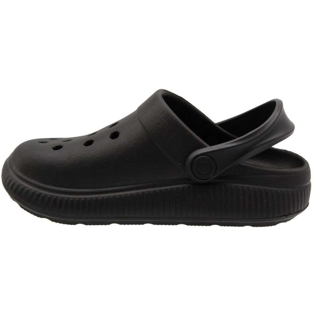 Babuche Infantil Molekinha EVA Conforto Juvenil Menina Preto 2